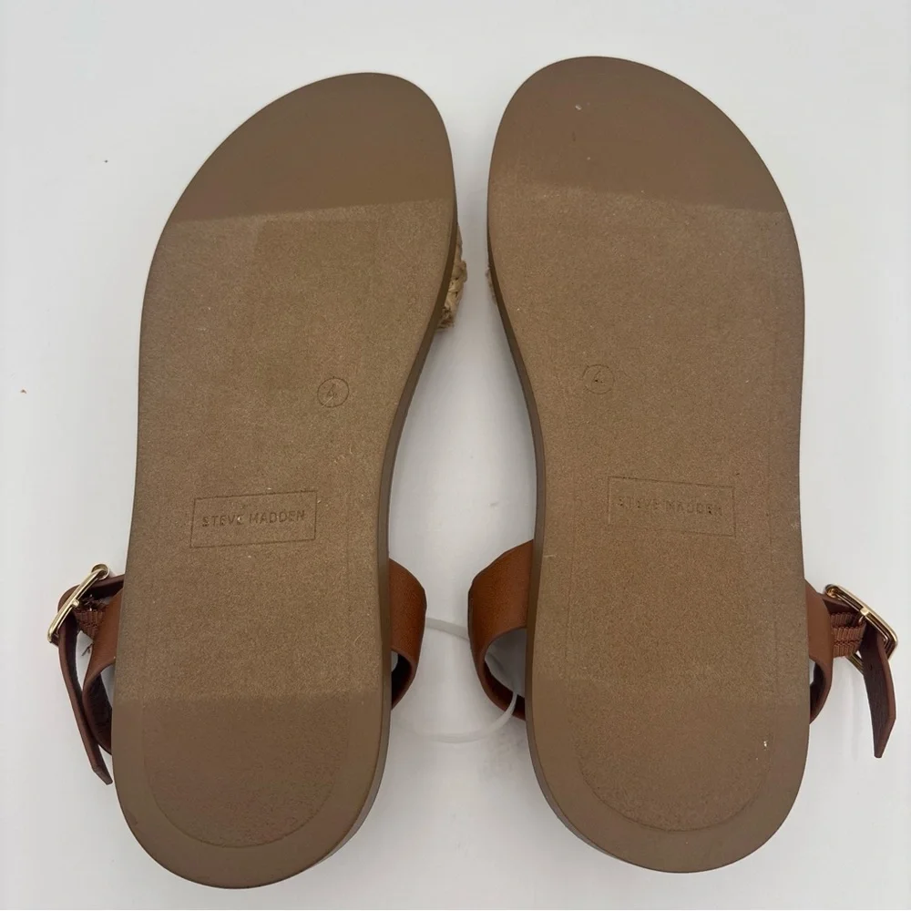 Steve Madden‎ Brown and Tan Sandals Two-Strap Design Sizes 2,4,5